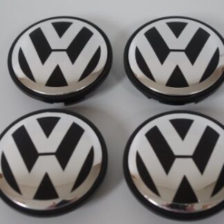 ADESIVI COPRIMOZZO TAPPO AUTO COMPATIBILI VOLKSWAGEN 56MM ADESIVO 4 PEZZI 