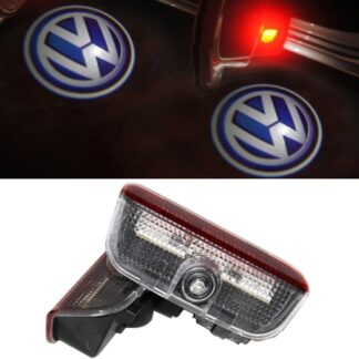 COPPIA LUCI PROIETTORI SPORTELLO LUCE PORTIERA AUTO LED LOGO ALFA ROMEO –  RAI.CAR.